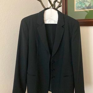 Armani Collezioni Vintage Black Long Blazer Size Medium